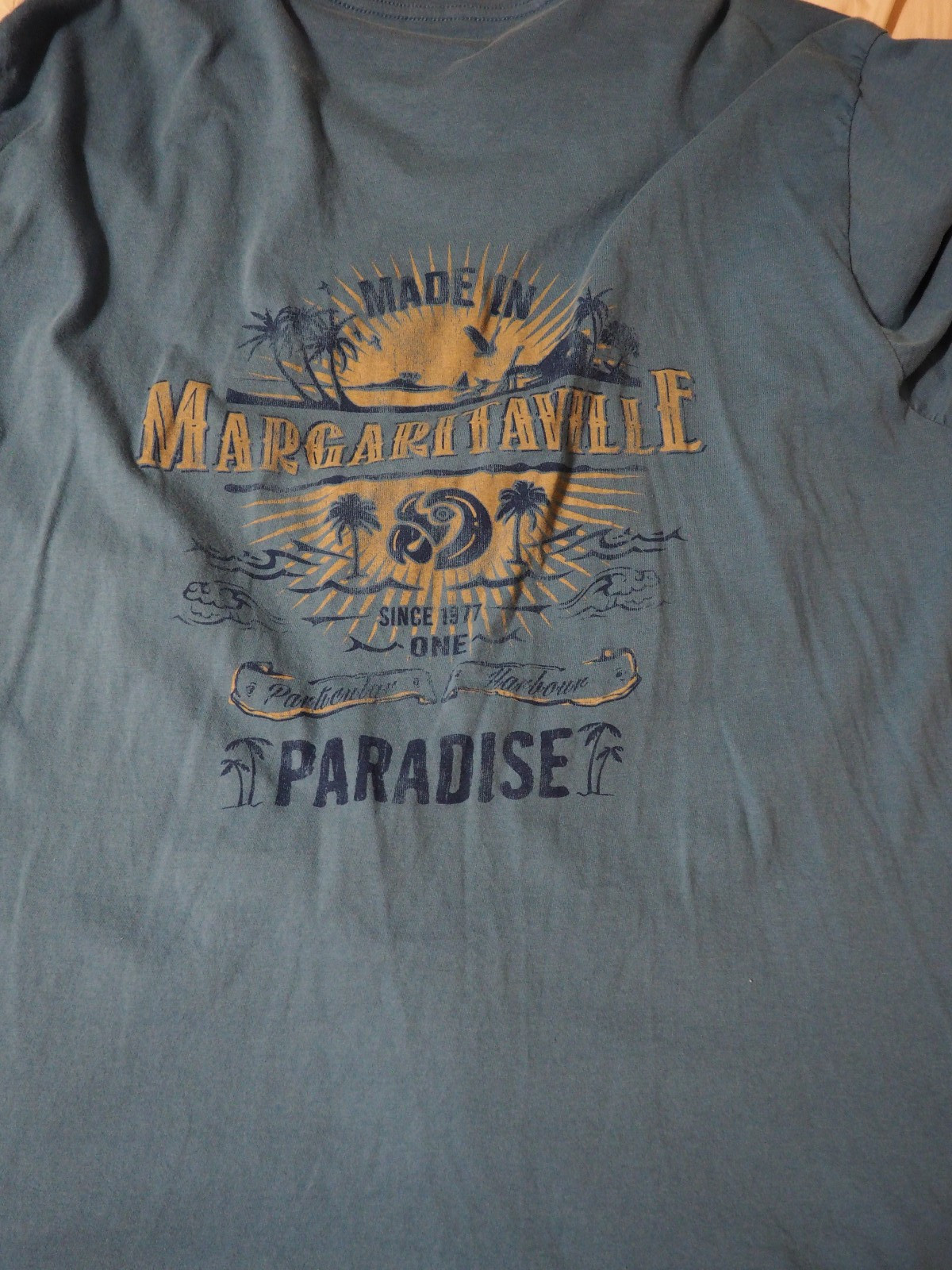 Margaritaville 3XL Teal Blue T-Shirt – Made in Paradise Graphic Tee gallery