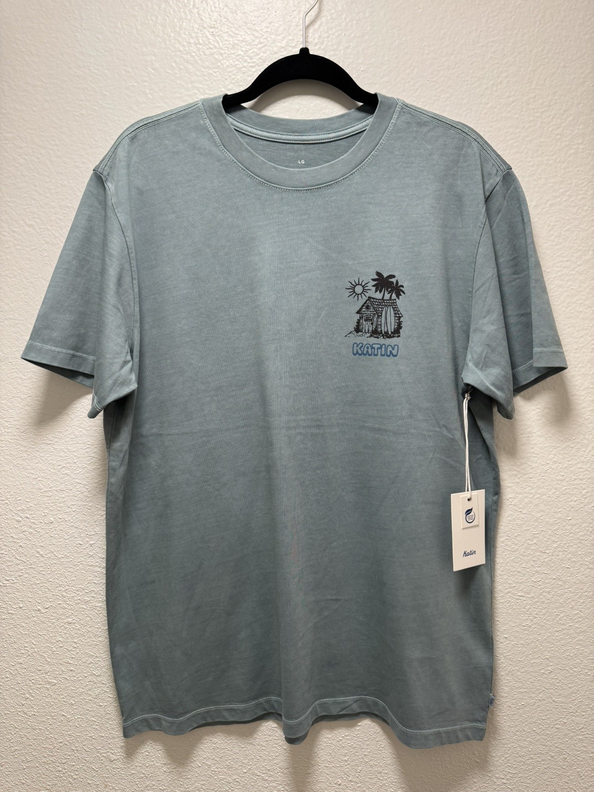 Katin large Men T-shirt Logo 100% Organic Cotton Air Force Blue gallery
