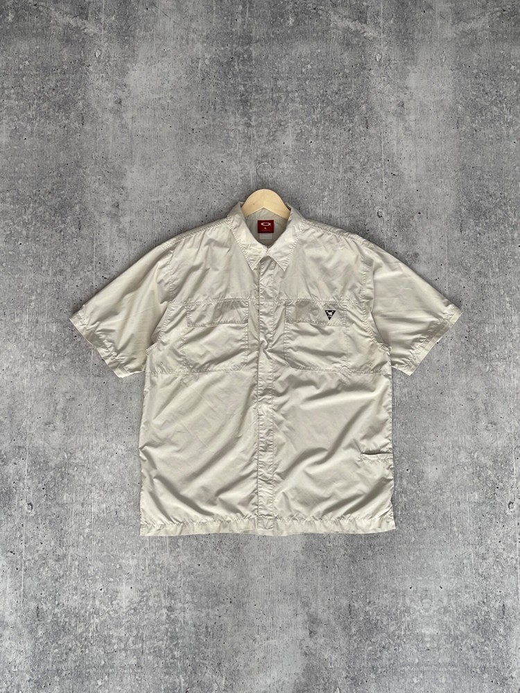 Oakley Vintage Very Light Weight Summer Shirt Size L With Logo