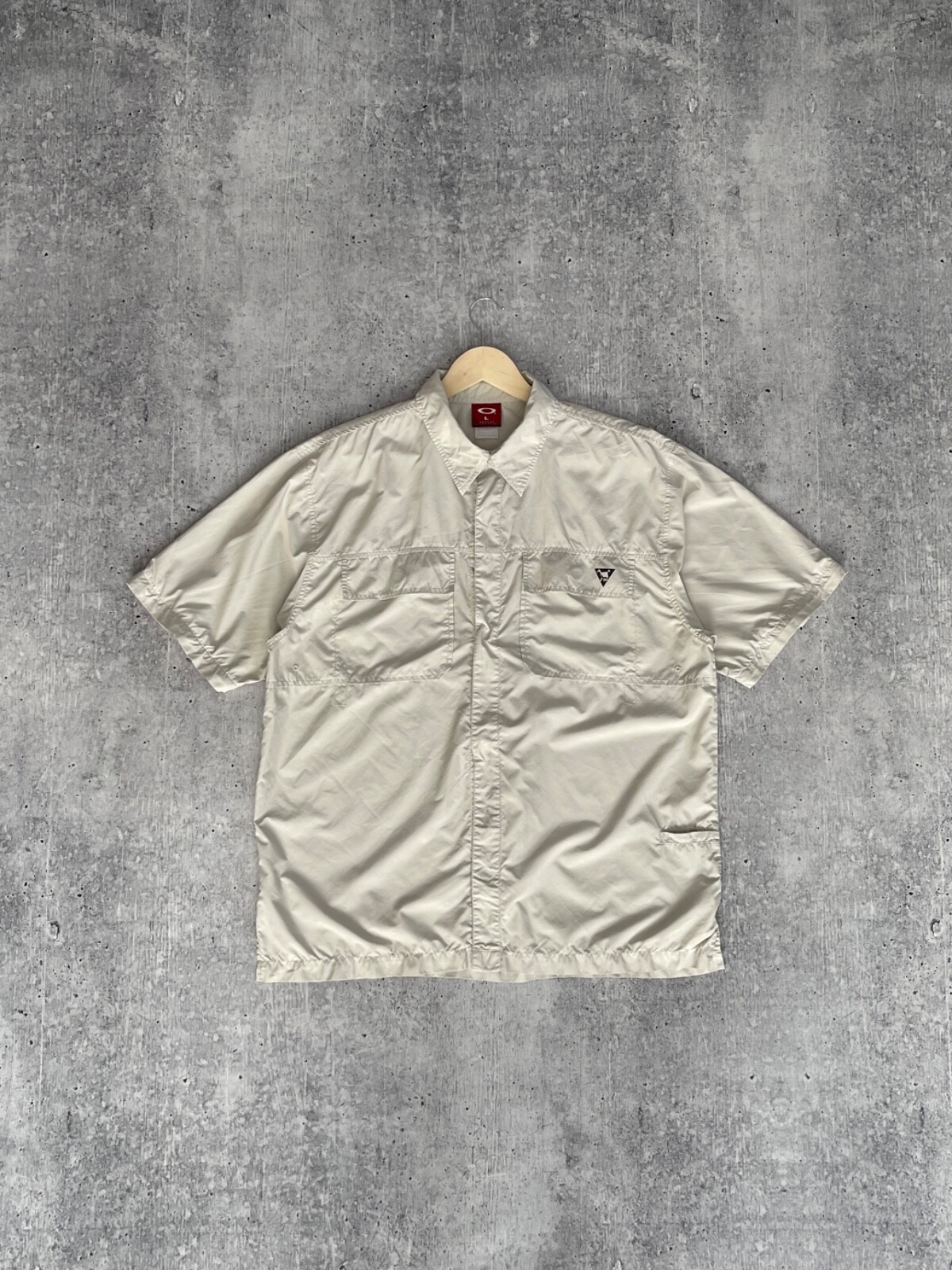 Oakley Vintage Very Light Weight Summer Shirt Size L With Logo