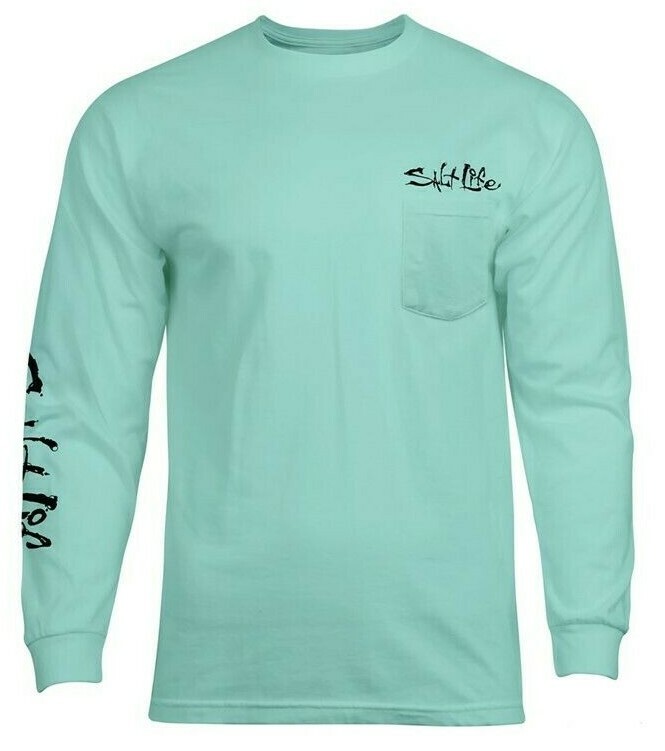 Mens Salt Life Fishermans Glory Graphic Pocket L/S T-Shirt - 2XL/XL/Large - NWT gallery
