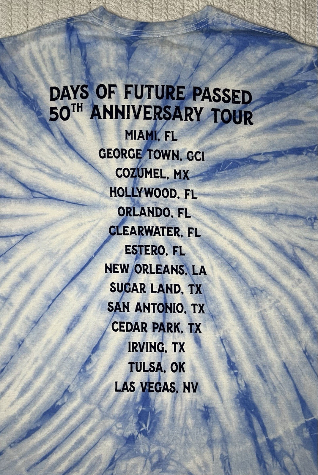 MOODY BLUES Days of Future Passed 50th Anniversary Tour 2017 Concert XL 23 X 30” gallery