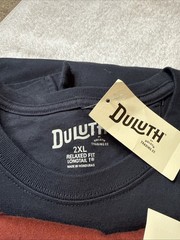 3 pack duluth Trading Co. Longtail T Relaxed Fit T-Shirts Men’s 2XL Gray Navy