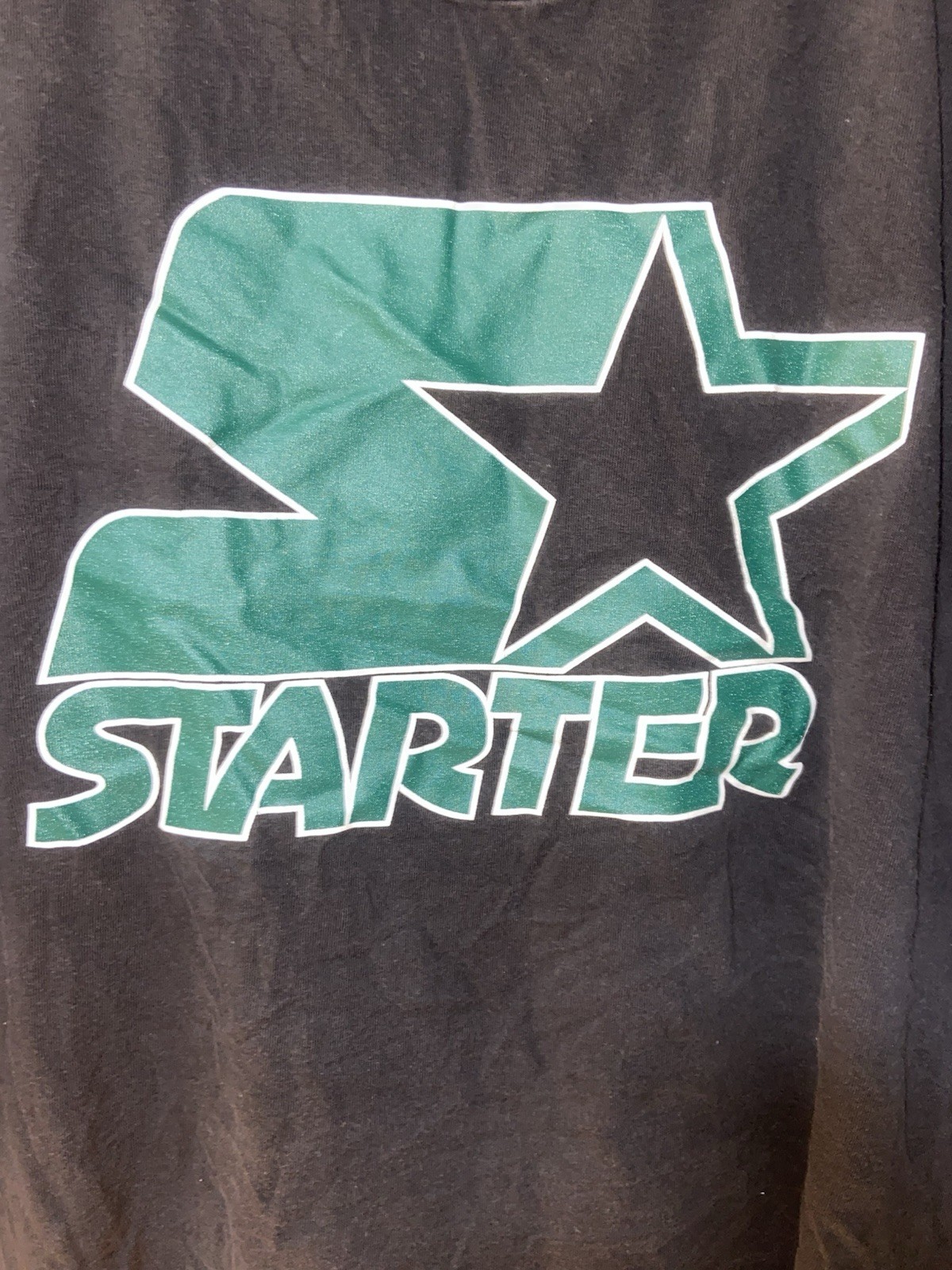 Starter Men's XL USA large spell out Graphic Print T-Shirt 90s single stitch ￼ gallery