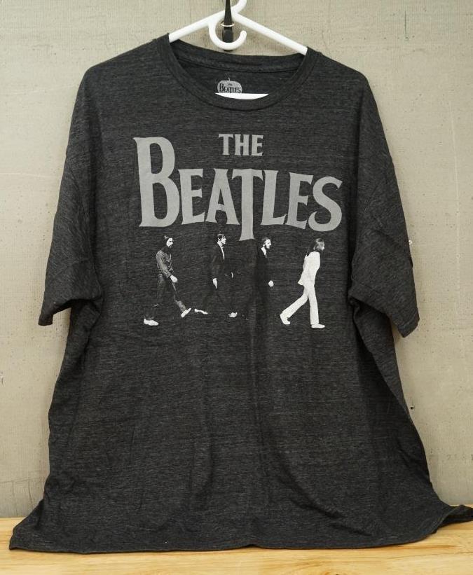 Beatles Label Tshirt 2016 Unisex 2XL Poly/Cotton Blend Black Abbey Road Scene gallery