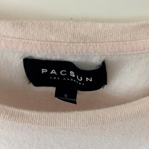 Pacsun Los Angeles Striped Tee Shirt Trendy Modern Stylish Crew Short Sleeve S gallery