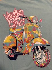 Vacation for Life S Blue Beach Bound T-Shirt New