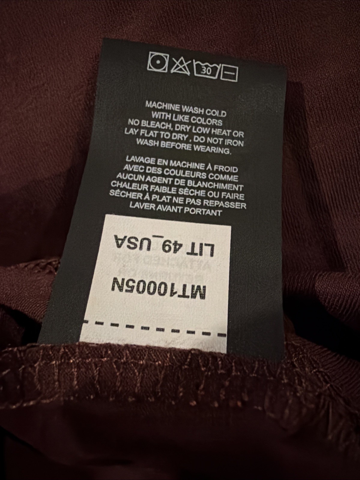 NWOT Cuts AO Men's Trim XL Short Sleeve Crew Curve-Hem Magenta Tee- $54 Retail! gallery