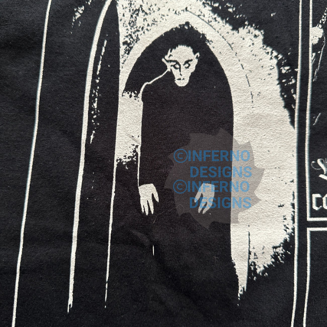 Nosferatu Shirt Gothic Horror Dracula Vampire Halloween T-Shirt gallery