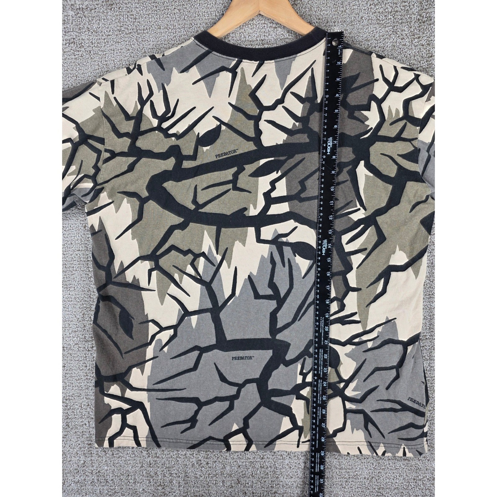 Predator Camouflage Mens XL Long Sleeve Pocket T-Shirt Gray Fall Camo USA gallery