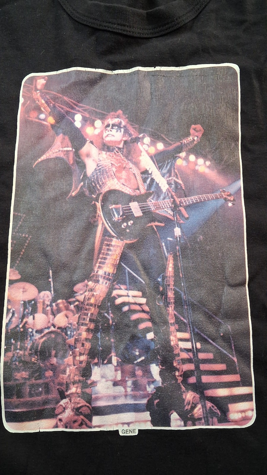 David Morris KISS Gene Simmons Graphic T Shirt Vintage American Apparel Made USA gallery