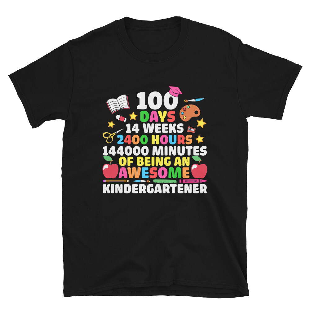 100 Days Of School 100 Days 14 Weeks Unisex T-Shirt gallery