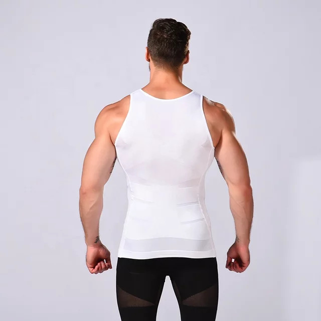 Men's Slimming Body Shaper Vest Abs Abdomen Compression Workout Tank Tops... gallery