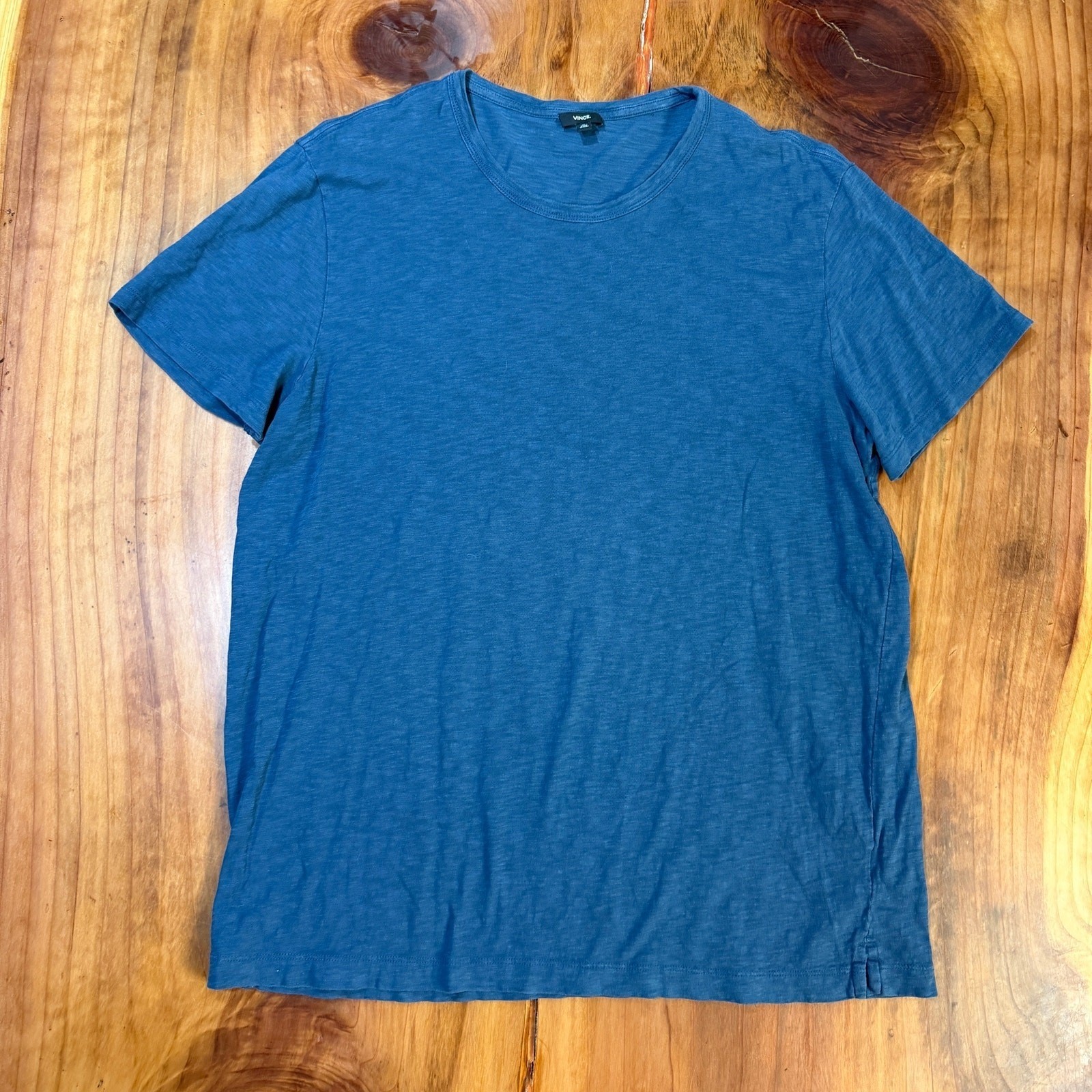 Vince. T-shirt Men's XL Short Sleeve Crew neck Knit Cotton S/S Designer MM9 gallery