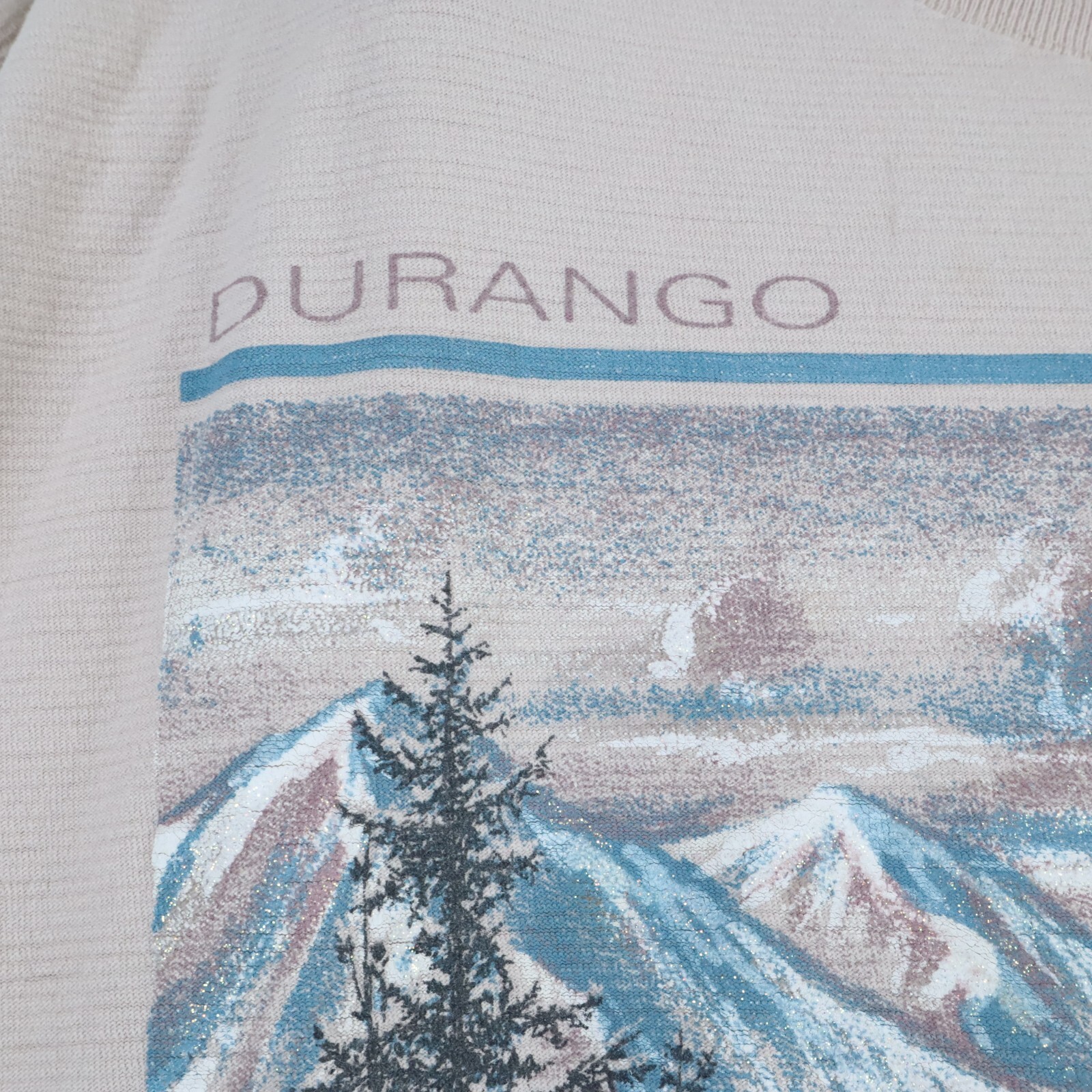 Vintage Durango Colorado Travel Destination Shirt Mountain Tops Scenic 90s XL gallery