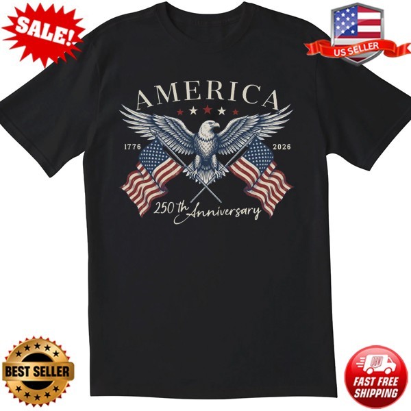 America 1776 2026 250th Anniversary Patriotic 4th of July T-Shirt | S to 5XL gallery