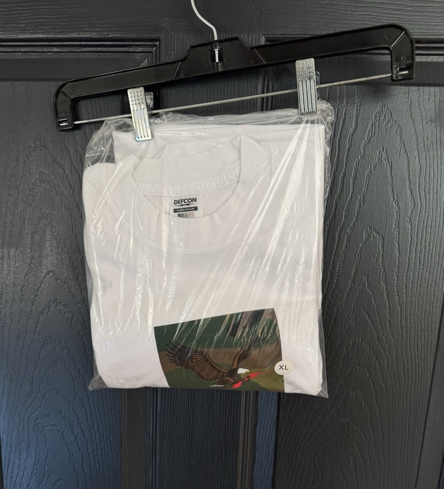 DEFCON “Eagle” White Violent World Protection T-Shirt Size Extra Large