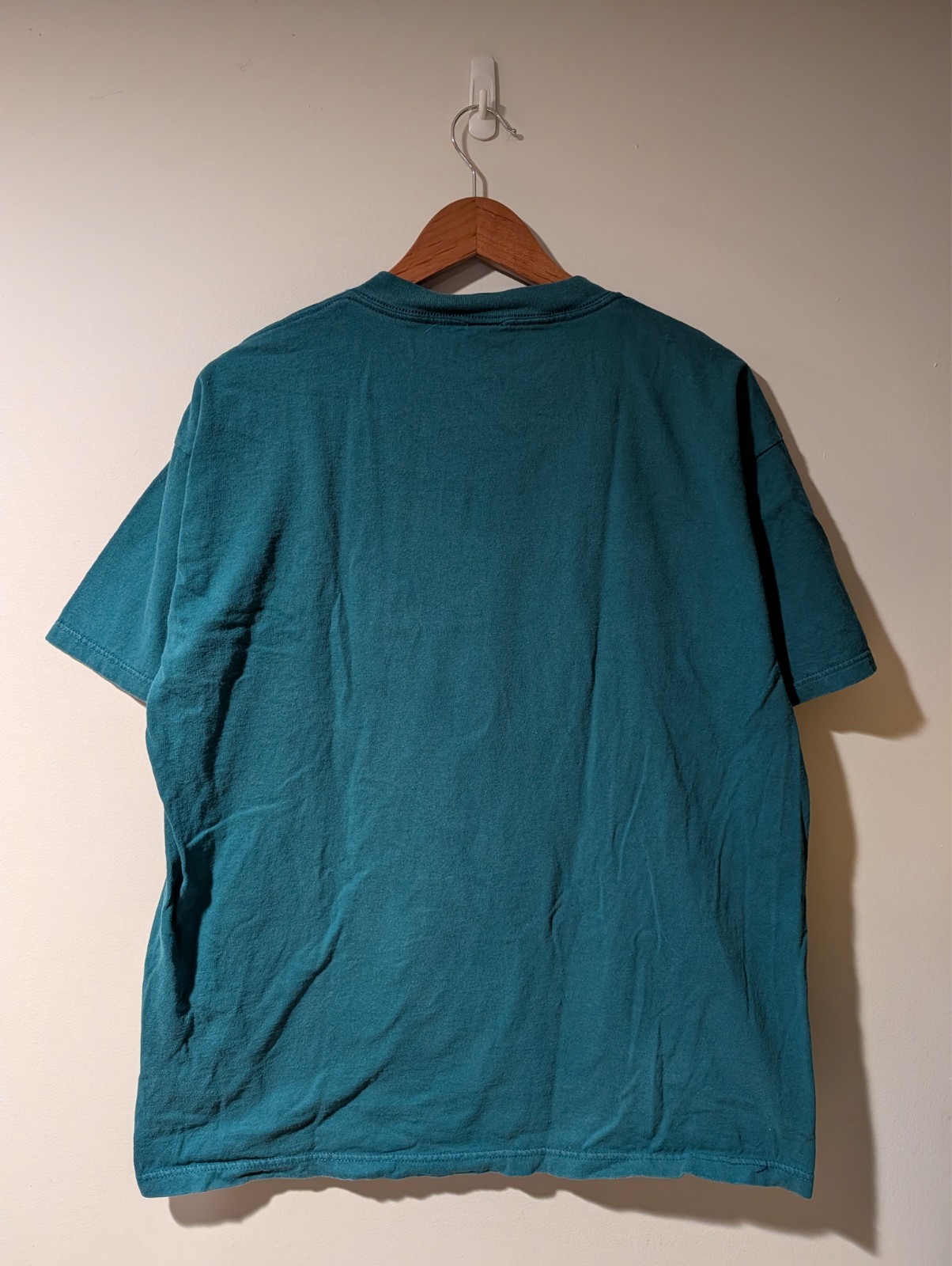 Philadelphia Eagles T-Shirt Spellout Script Logo Big Text NFL Mens X-Large VTG gallery