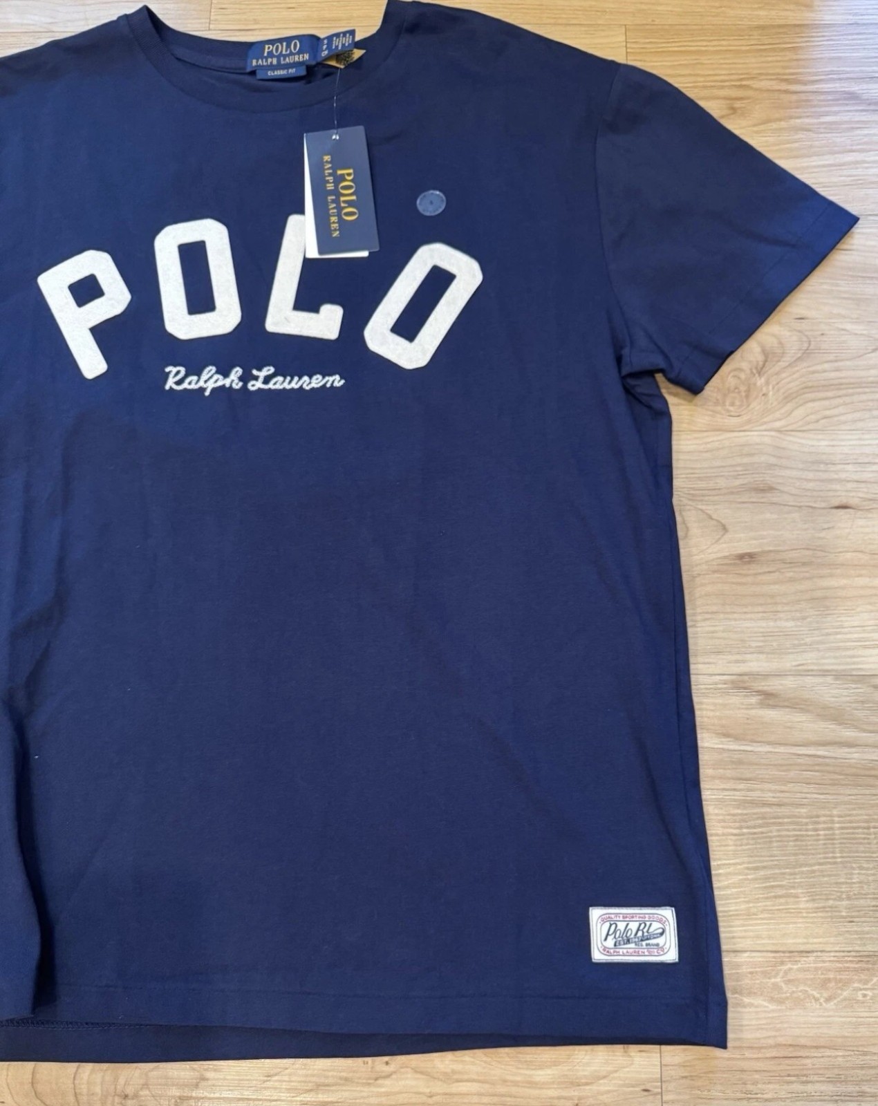 Polo Ralph Lauren Men’s Classic Fit Stitched Logo Pony T-Shirt Navy Blue S-XL gallery