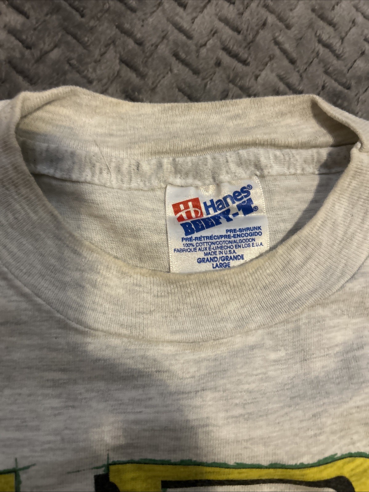 VTG Single Stitch John Deere GP General Purpose Antique Tractor T Shirt Large L gallery