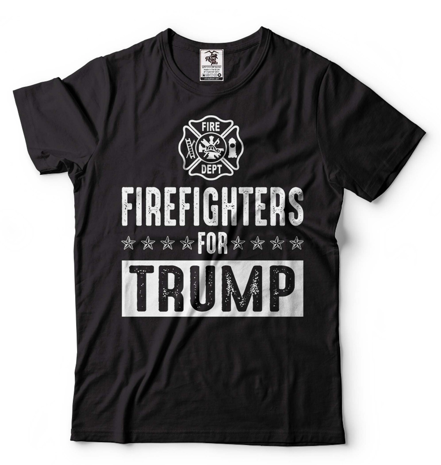 Firefighters For Trump Shirt Trump Political Tees Firefighters Political T-Shirt gallery