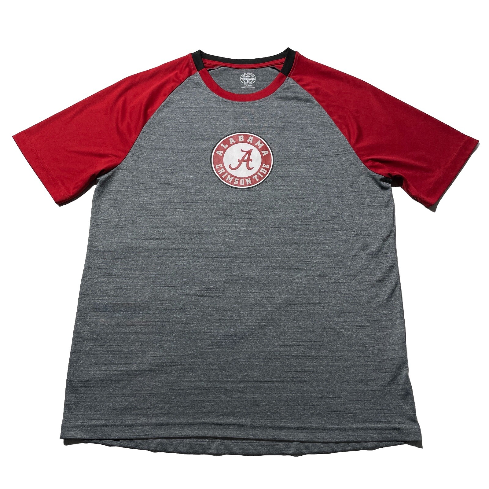Alabama Crimson Tide T-Shirt Mens Large Red Gray College Sport Baseball Football gallery