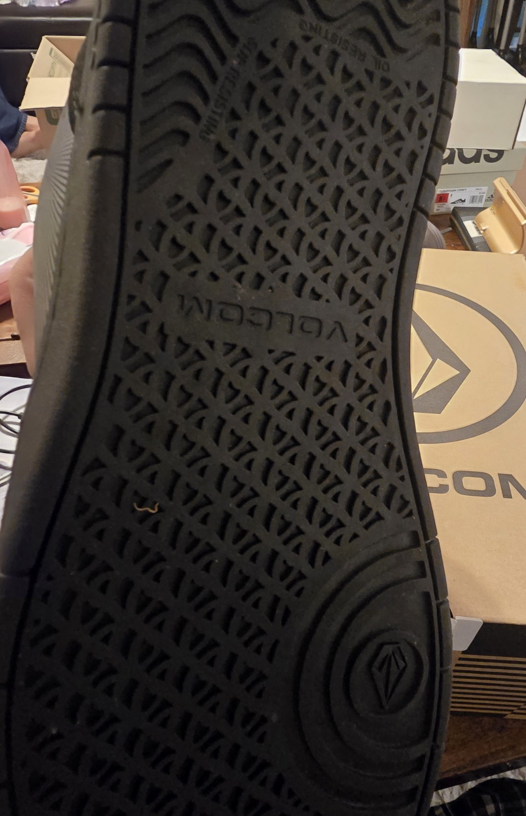 Volcom Stone Op Art Nubuck Composite Toe Black and Dark Grey gallery