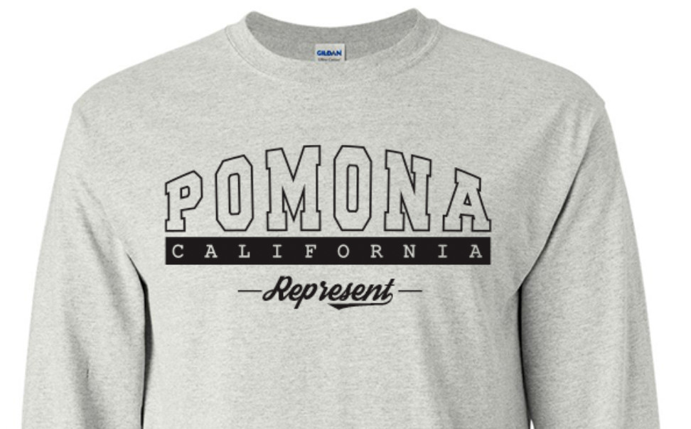 Pomona California State T-Shirt Long Sleeve Graphic Tees Unisex apparel Design gallery