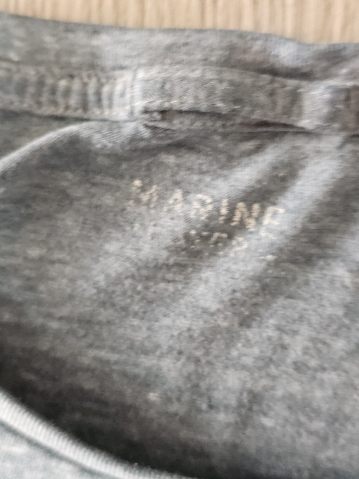 Marine Layer Mens Large Shirt Grey Slub Knit Crew Neck Short Sleeve Lightweight gallery