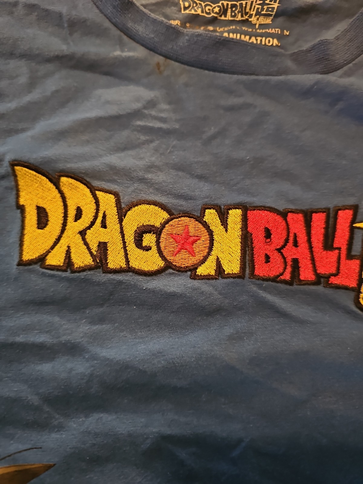 Dragon Ball Super Blue Chibi Adult T Shirt Size L Goku Piccolo Vegeta Shenron gallery