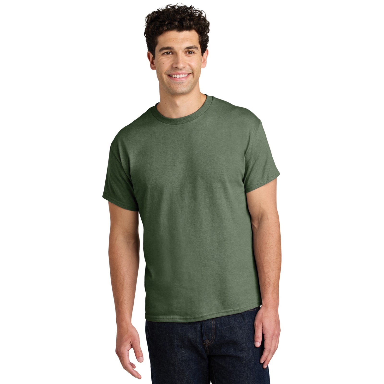 Gildan Men's Heavy Cotton T-Shirts, Classic Fit Tee, 12-Pack, Mix Colors, S-5XL gallery