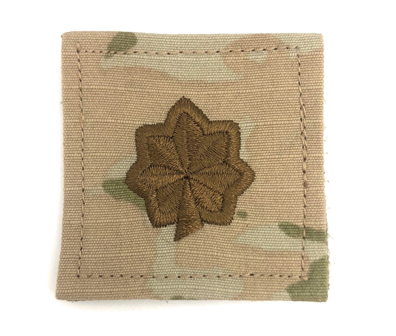 US Army OCP Rank 2×2 With Hook Fastener – O4 Major