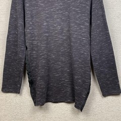 Waffle Pullover Shirt Men’s M? Black Thermal Long Sleeve Urban Streetwear Modern