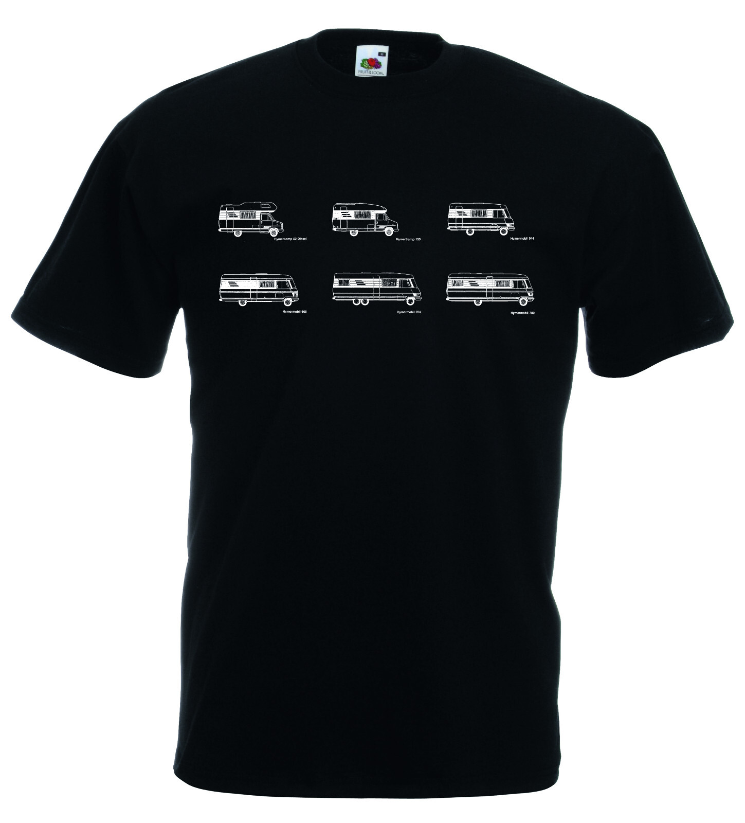 Hymer Hymercamp 52 Hymertramp 155 Hymermobil 544 665 694 700 Motorhome T-shirt gallery