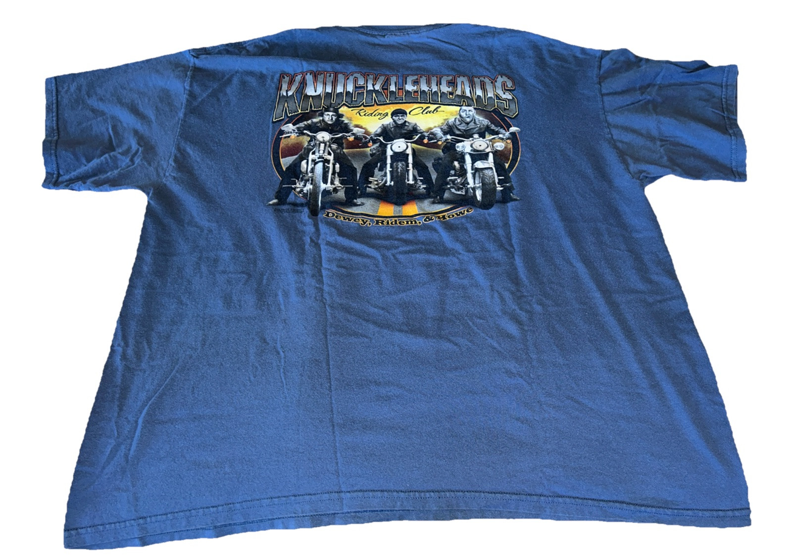 Vintage 3 Stooges "outta the way Knuckleheads" 2008 t shirt blue XXL gallery