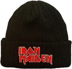 Iron Maiden – Iron Maiden – Embroidered Logo – Acrylic Knit Hat – Black BN400IRM