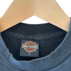 Vintage 1992 Harley Davidson “Union Leathers” Tee Biker Shirt REPRINT Large