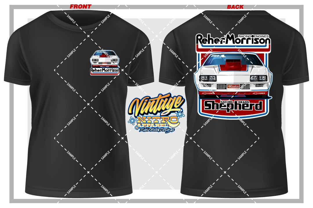 Reher Morrison 1984 Pro Stock Camaro (339) T-Shirt gallery
