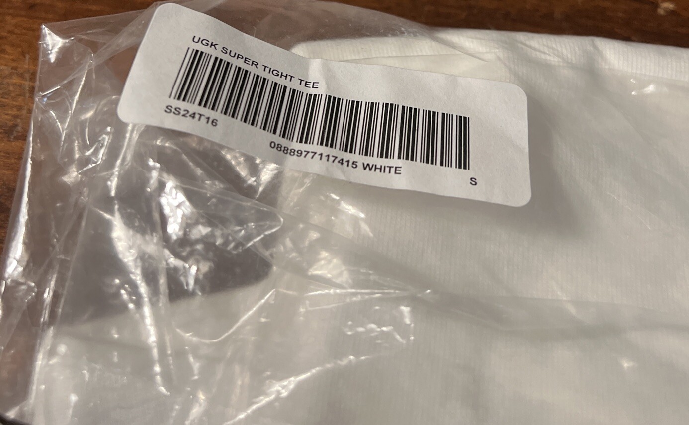 SUPREME UGK SUPER TIGHT TEE WHITE SIZE SMALL (SS24) BRAND NEW (AUTHENTIC) gallery