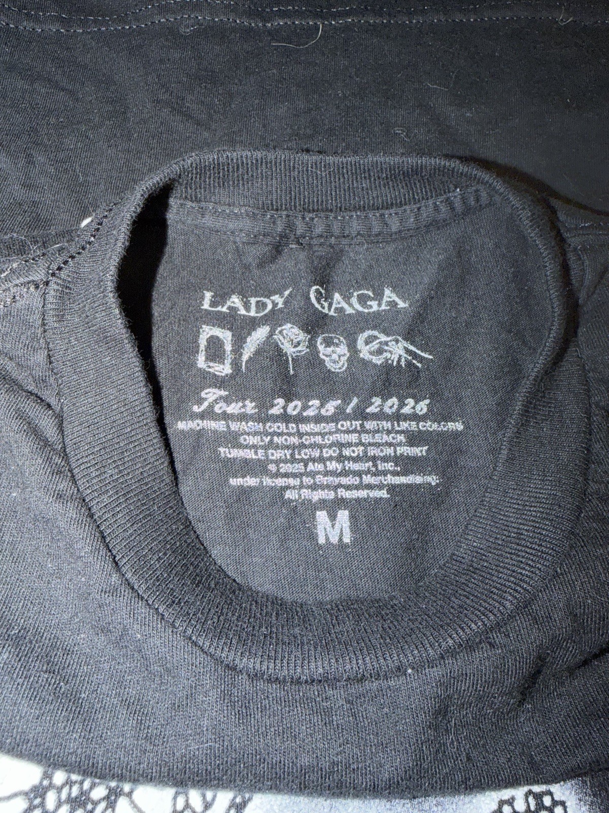 Lady Gaga Lace Gaga Mayhem Ball Tour Tee Size Medium gallery