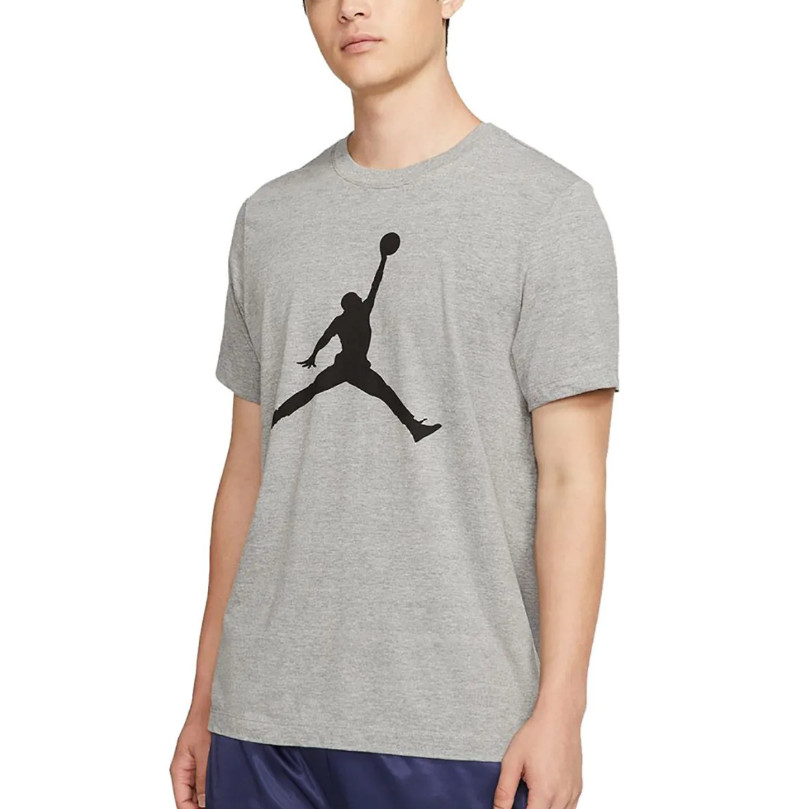 Nike Air Jordan Jumpman Logo Mens T-Shirt Grey Multi Size Casual Sportswear Top gallery