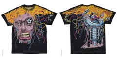 Overload Liquid Blue – Cyer Punk Overdrive Mens T-shirt -NEW