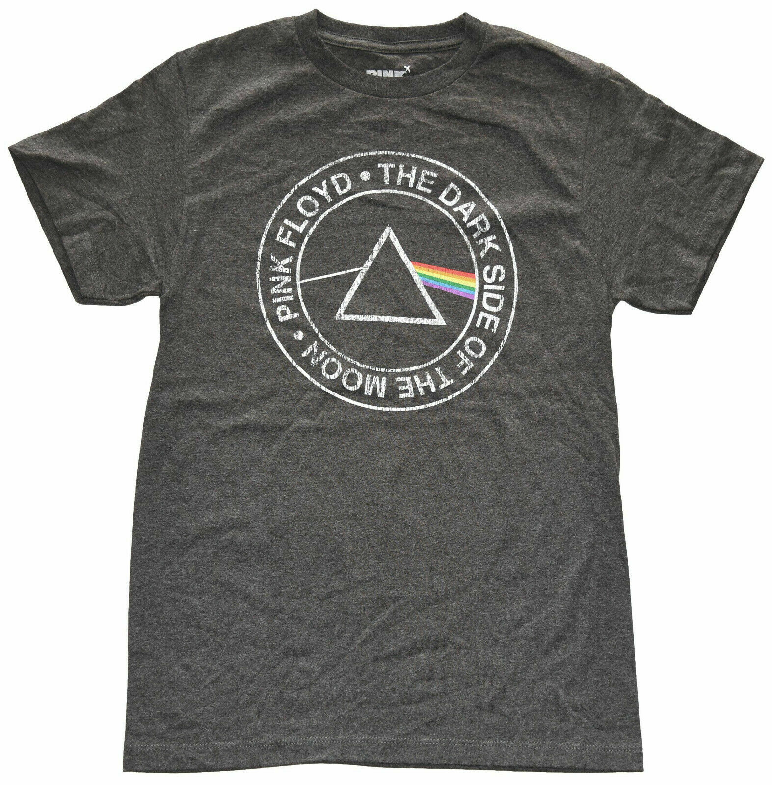 Rock Band Pink Floyd Dark Side Of The Moon Charcoal Heather T-Shirt New gallery