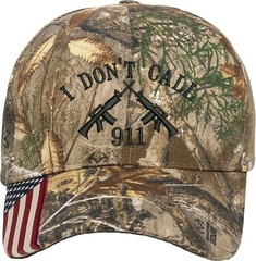 I Don’t Call 911 2nd Amendment 1791 Embroidered One Size Fits All Baseball Hats