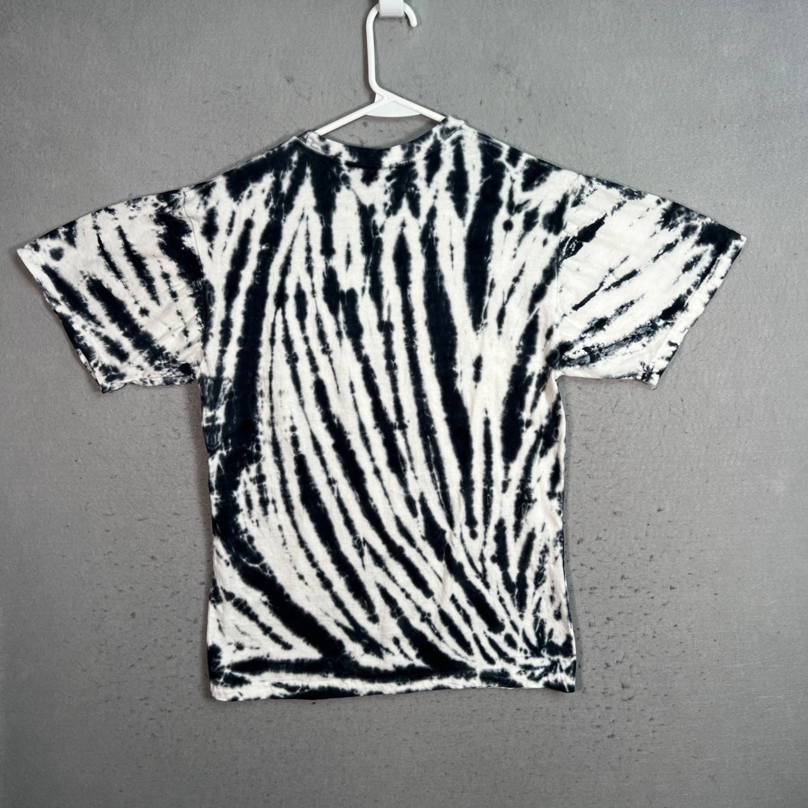 LRG Tie-Dye Logo T-Shirt Small Black & White Cotton Blend Short Sleeve gallery