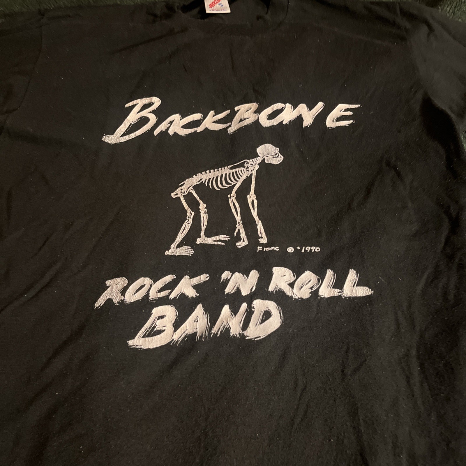 vintage 90’s backbone rock n roll band tee shirt xl gallery