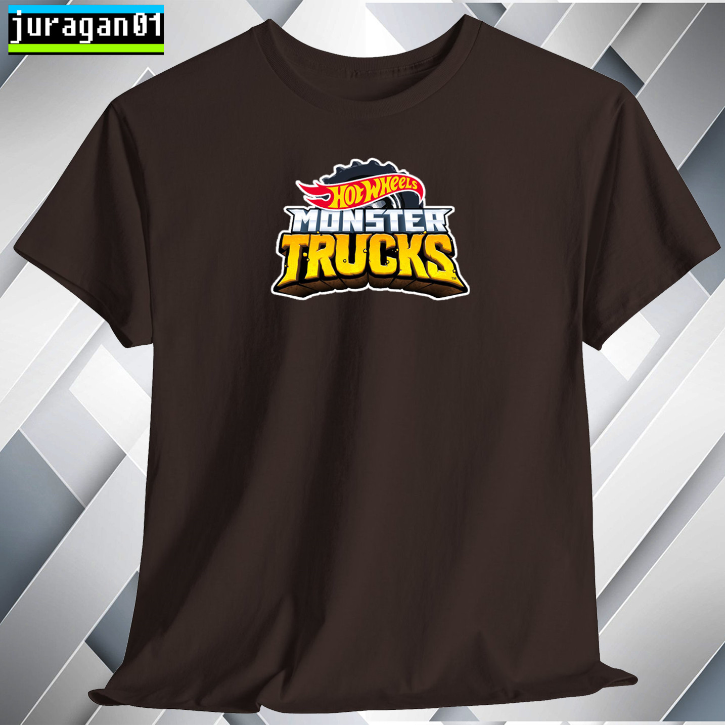 HW Monster Trucks T-Shirt Logo Many Colors Size S to 5XL Made in USA gallery