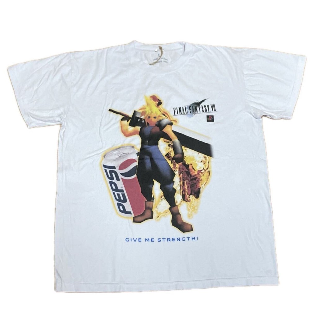 Old Clothes Final Fantasy Vii Cloud Strife 7 Pepsi Ff7 Square Playstation
