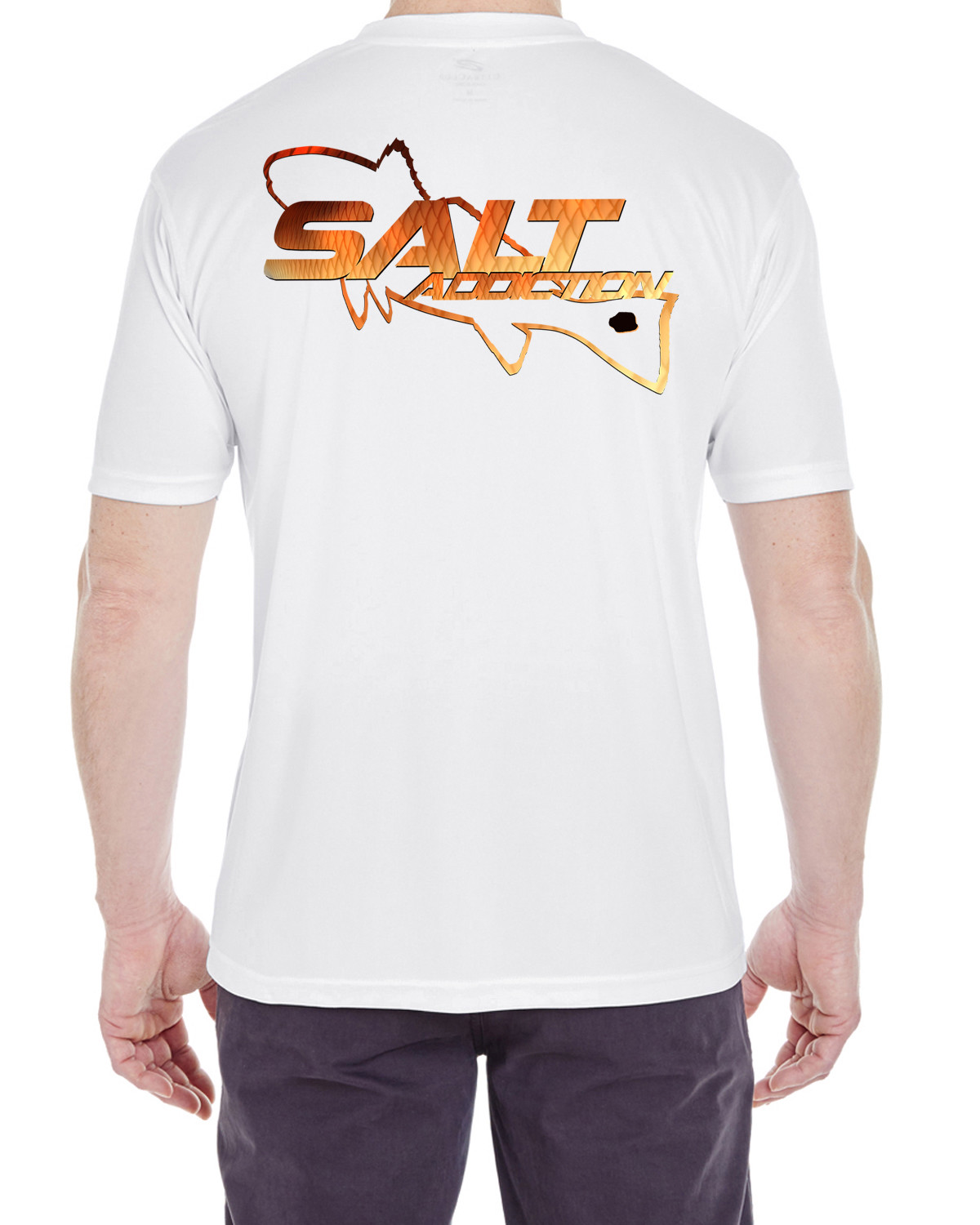 Salt Addiction Short Sleeve MicroFiber Redfish Shirt saltwater Fishing uv 30 gallery