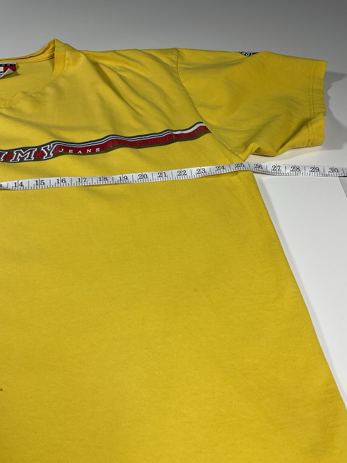Vintage Tommy Hilfiger T-Shirt Sz XXL Hip Hop Made In USA Baggy Skater 90s gallery